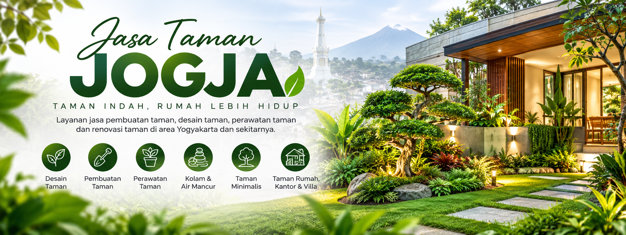 Jasa Taman Jogja, Hunian Lebih Hidup