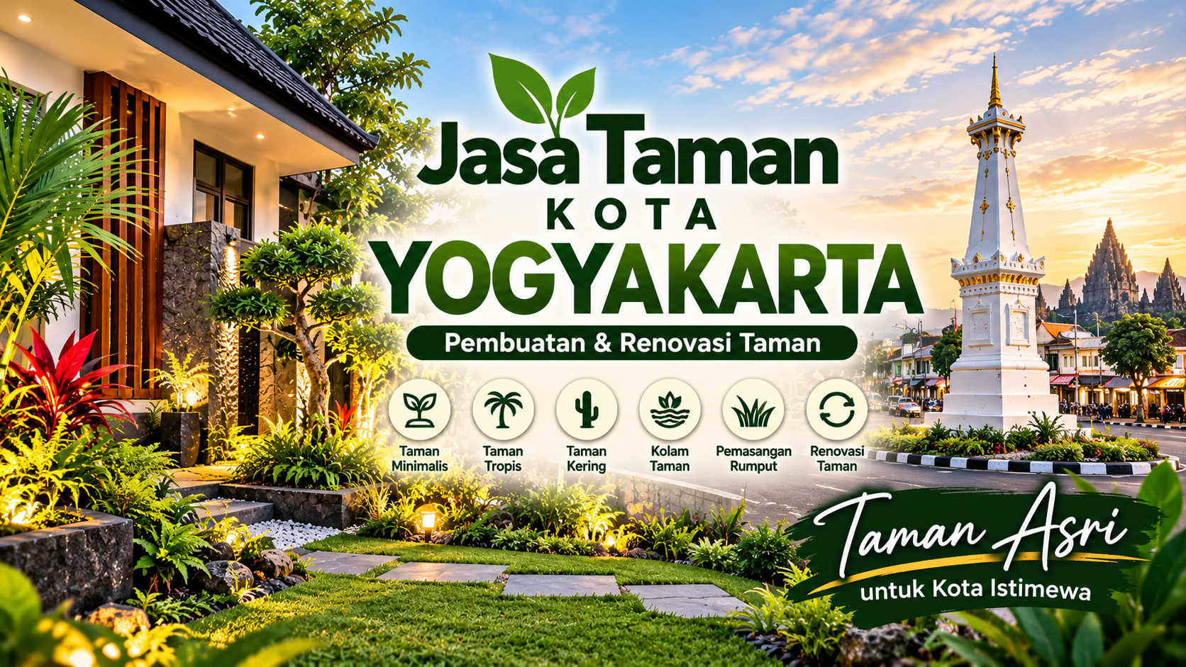 Jasa Taman Yogyakarta Bernuansa Asri (1)